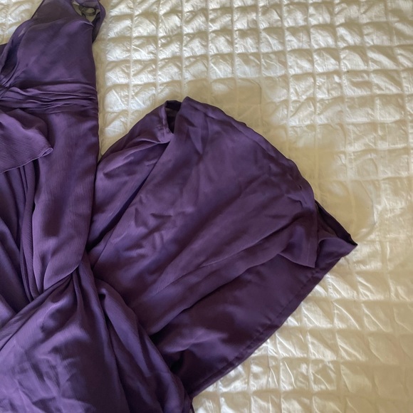 White by Vera Wang Amethyst Chiffon Maxi Gown - Picture 4 of 15